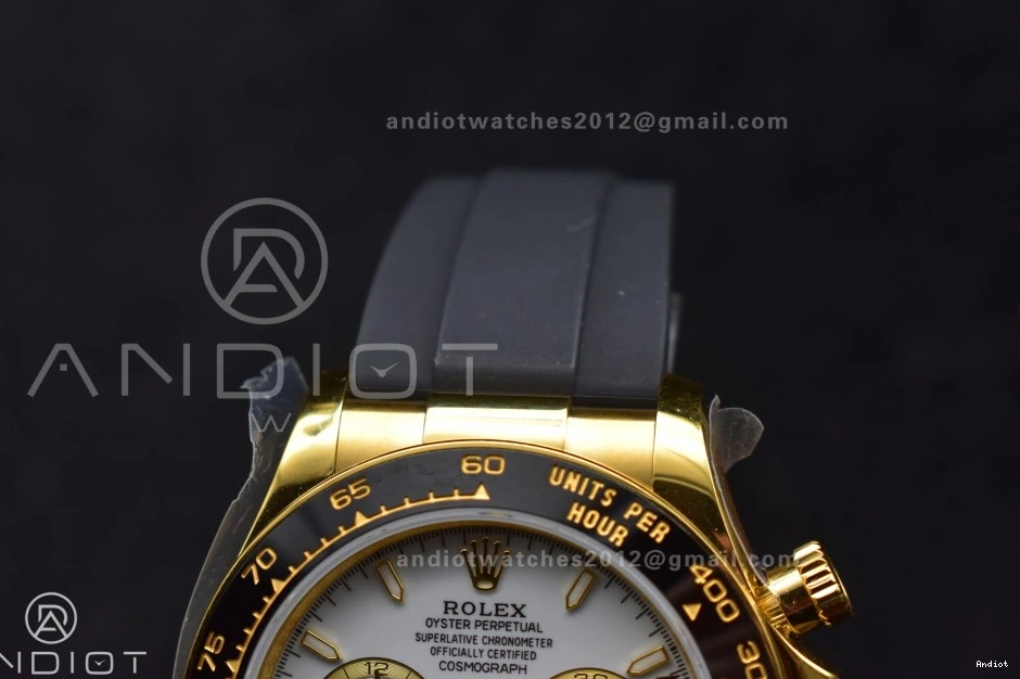 Daytona on Strap 126518 (Weighted) QF Best Edition Dial SH4131 White V6 1:1 Oysterflex 0116